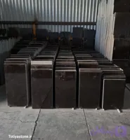 سنگ مرمریت عقیق مشکی سوپر از ۵۰ سانتیمتر تا ۱ متر