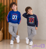 ست سویشرت و شلوار پسرانه وارداتی Piazza Italia مناسب استفاده روزانه و راحتی– سایز ۱۵۰