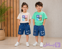 تیشرت و شلوارک جین خنک تابستانه مناسب استفاده روزانه و مهمانی