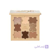 پالت سایه 8 رنگ پازلی شیگلم مدل لاون تاوپ حجم 8 گرم