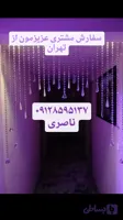 پرده کریستالی شیک و جذاب اپن و ورودی راهرو (کد VYT4M)