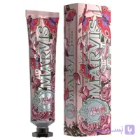 خمیر دندان مارویس (Marvis) مدل KISSING ROSE سری Garden – حجم 75 میلی‌لیتر