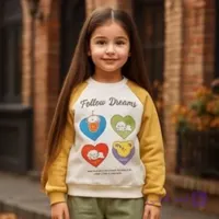 بلوز دخترانه بچگانه سوپر پنبه درجه1 چهارقلب