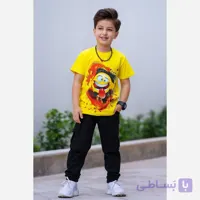 تیشرت بچگانه پسرانه طرح لبخند اسپان