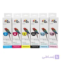 ست 6 رنگ جوهر پرینتر سابلیمیشن اپسون WOX Sublimation ink 100ml
