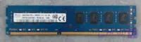 رم ۴ گیگ DDR3 دسکتاپ فرکانس 1600 برند skyhynix اورجینال دو ور چیپ استوک کاملا سالم‌