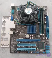 مادربرد ddr3 ایسوس P5G41T-M LX استوک کاملا سالم همراه فن و Cpu E8400 و ۸ گیگ رم ddr3
