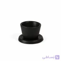 فنجان و نعلبکی سرامیکی اسپرسو زی‌هوم کد ۶ رنگ مشکی مات ۶۰ میلی‌لیتر