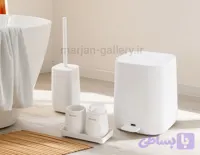 ست سرویس بهداشتی ۵ پارچه کنتراست مدل میامی سفید