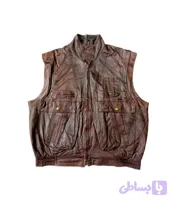 پافر مردانه چرم طبیعی برند Echt Leder – استایل وینتیج اروپایی