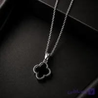 گردنبند ون کلیف نقره‌ای مشکی