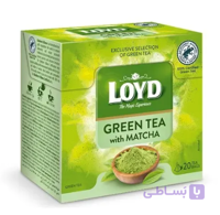 چای سبز کیسه ای هرمی لوید LOYD مدل ماچا matcha پک 20 تایی