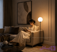 آباژور مدرن تک حبابه ساده و خاص مناسب هر دکوراسیون کد R191