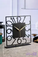 ساعت رومیزی فلزی مدرن مربعی H291 ارسال مستقیم