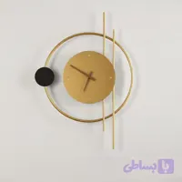ساعت دیواری فلزی ساده و شیک مدل H158