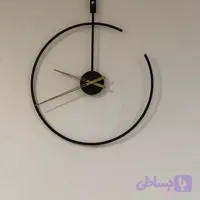 ساعت دیواری فلزی ساده و شیک مدل H118