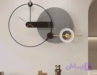 ساعت دیواری چوب و فلز مدل H۴۲۰