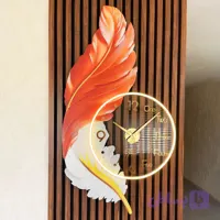 ساعت دیواری دکوراتیو مدرن مدل پر🪶