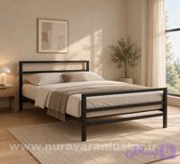 تخت خواب فلزی صنعتی تمام فلزی مستحکم B101