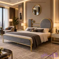 تخت خواب فلزی صنعتی تمام فلزی مستحکمB114