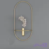 جاشمعی فلزی دیواری N128