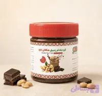 کره بادام زمینی شکلاتی تلخ 65%