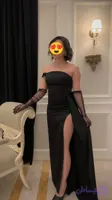 دستکش تور بلند ساده زنانه