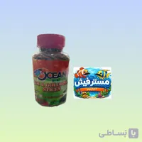 غذای ماهی اوشن بلو میکس استیک مناسب انواع ماهیان کوی گلدفیش جهت تقویت رنگ وزن(90g)
