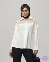 شومیز زنانه الیزه با خرج کار تور و مروارید