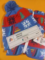 ست شال کلاه کریسمسی زنانه/بچه گانه برند آلدی سایز (نوجوان/بزرگسال)