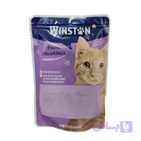 پوچ وینستون (Winston) خرید پوچ وینستون طعم بوقلمون و اردک در سس 100 گرم