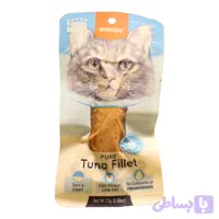 تشویقی گربه ونپی مدل فیله ماهی تن Wanpy Tuna Fillet for Cats وزن ۲۵ گرم
