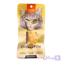 تشویقی گربه ونپی مدل فیله مرغ Wanpy Chicken Fillet for Cats وزن ۲۵ گرم