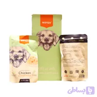 پوچ سگ ونپی با طعم مرغ و سبزیجات Wanpy Super Premium Chicken & Vegetable وزن 100 گرم