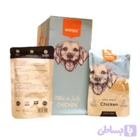 پوچ سگ ونپی با طعم مرغ Wanpy Super Premium Chicken وزن 100 گرم