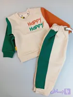 ست بلوز شلوار اسپرت جنس پنبه دورس مدل Happy