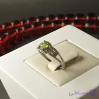 انگشتر نقره 925 زنانه با زبرجد آفریقایی اصل کد 9801