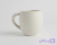 بیسکویت ماگ خمره ای (بیسکوییت لیوان) مناسب برای نقاشی زیرلعابی و میناکاری