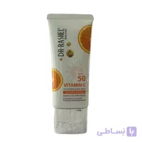 کرم ضد آفتاب بدون رنگ دکتر راشل SPF 50 مدل ویتامین سی