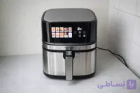 سرخ کن تکنو مدل 11015 ظرفیت ۸ لیتر با بدنه استیل مقاوم