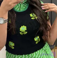 تاپ زنانه بافت وارداتی