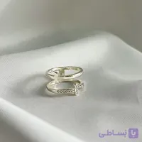 انگشتر صلیب روکش نقره ضد حساسیت نقره ای هایکوالیتی