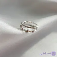 انگشتر طرح روکش نقره