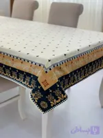 رومیزی و سفره پارچه ای ضدلک طرح رومی
