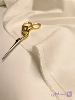 پارچه لینن شیری بافت دار ترک Avorio Velato Linen