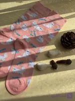 جوراب ساقدار زنانه ماکسیو Moxiao طرح گربه بی ادب