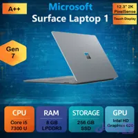 لپ تاپ استوک لمسی مایکروسافت سرفیس 1 - Microsoft Surface Laptop 1 - 2K Touch Display