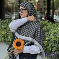 روسری دبل فیس کشمیر گوچی