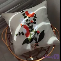 کاور کوسن گل بهار پانچ دوزی