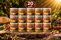 پک 20 عددی کره بادام زمینی تک نفره با پروتئین وی لوکس